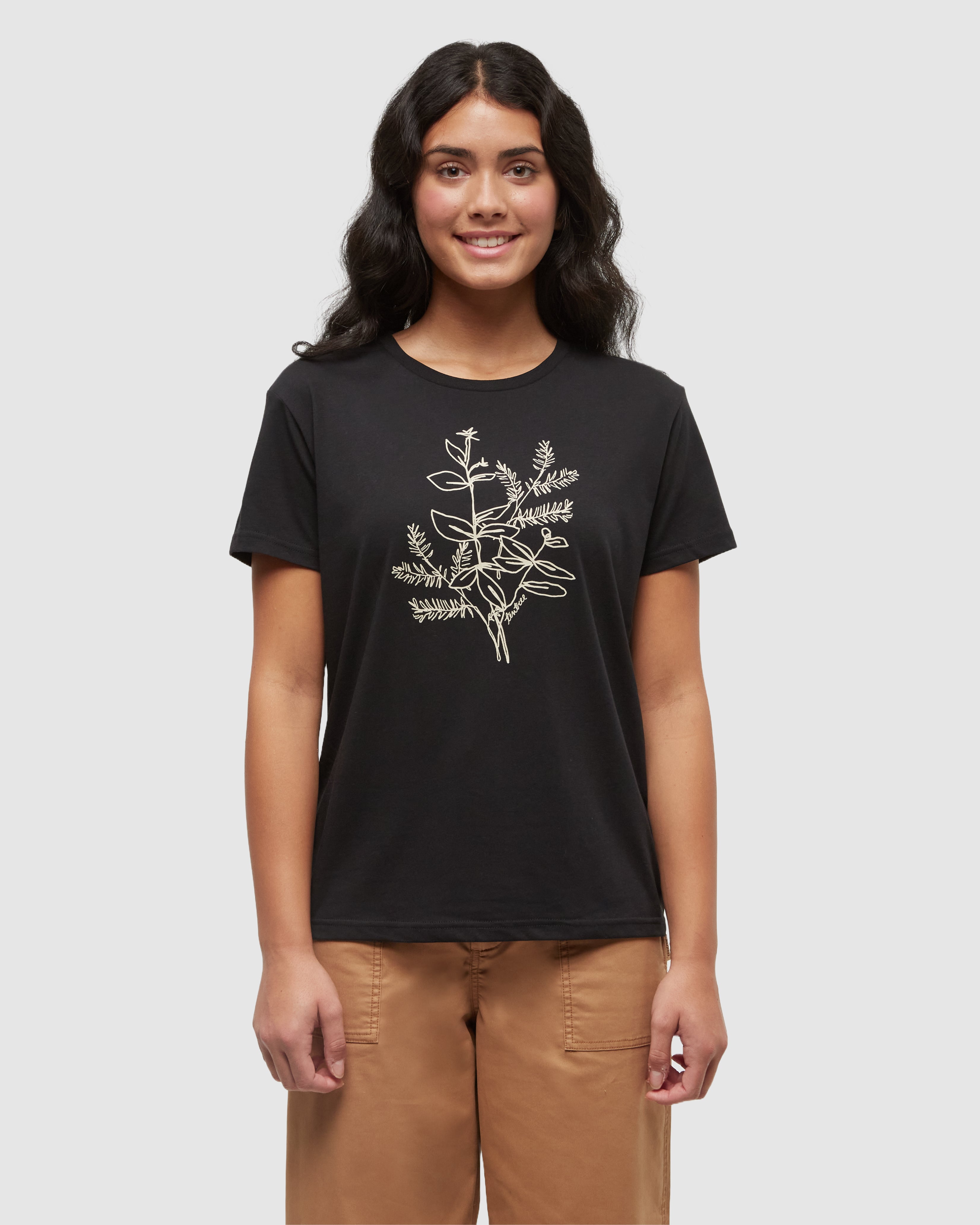 Womens Autumn Flora T-Shirt | Recycled Materials
