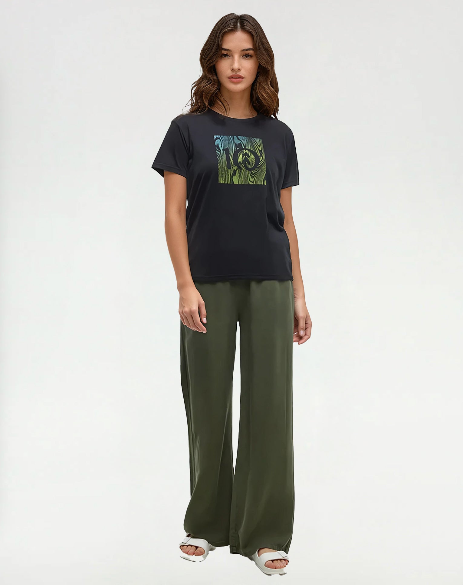 Womens Restoration Woodblock T-Shirt | Recycled Materials