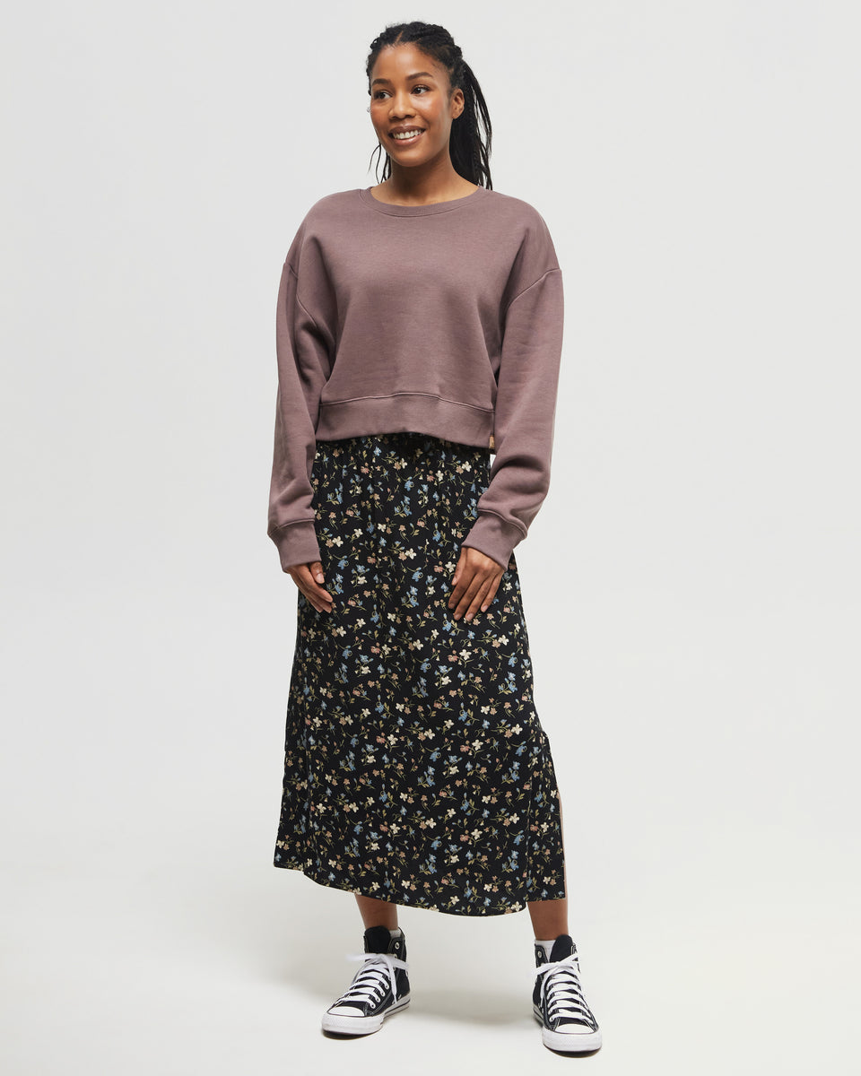Womens EcoWoven Crepe Skirt | ECOVERO