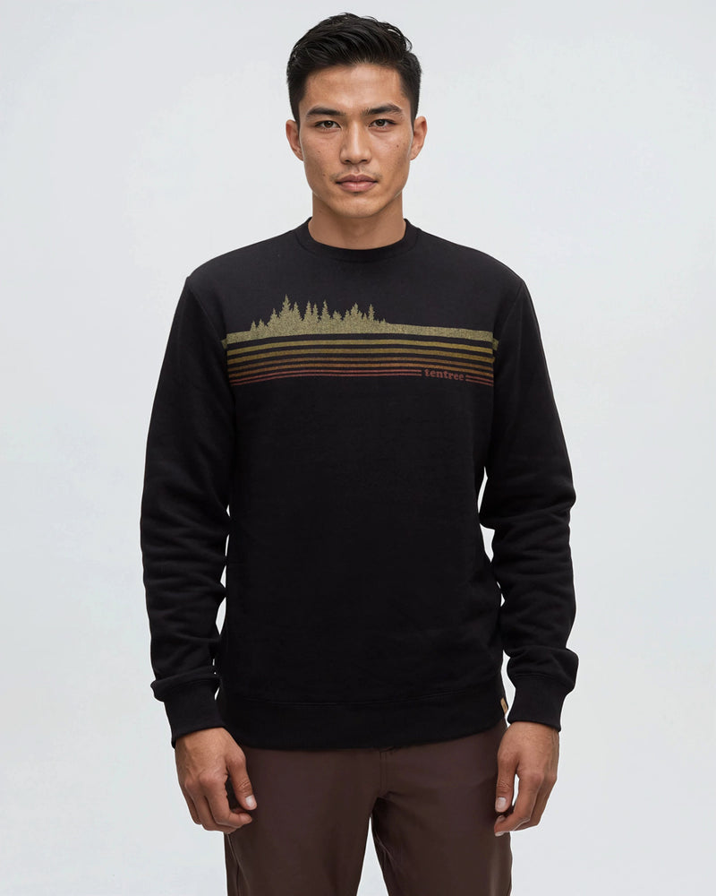 Black-Printed-Graphic-TreeFleece-Crew