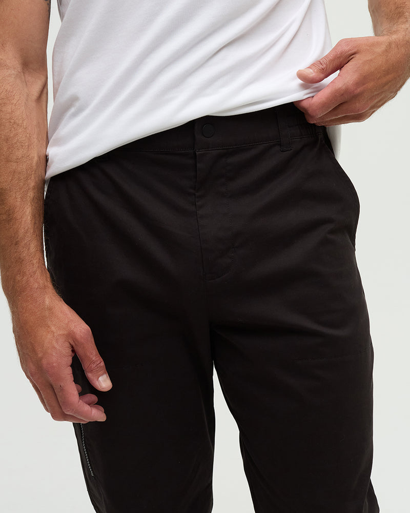 Black-Regular-Mid-Rise-Straight-TechBlend-Pant