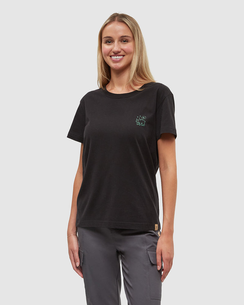 Black-Relax-Graphic-Printed-T-Shirt