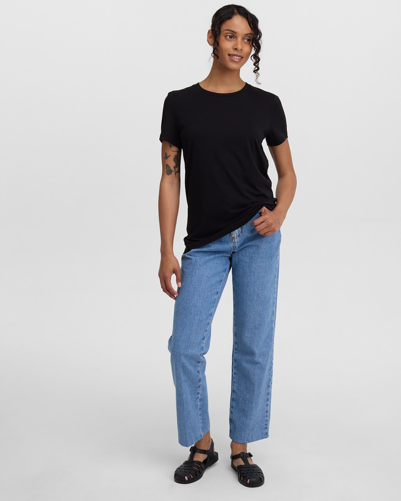 Black-TreeBlend-Classic-T-Shirt