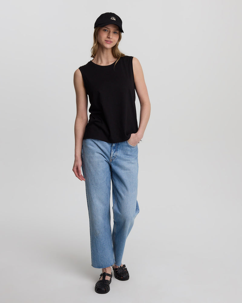 Black-Treeblend-Relaxed-Fit-Tank-Top