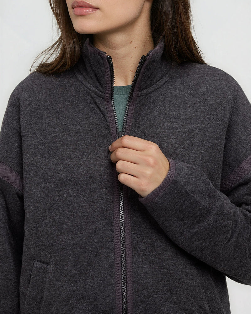 Black-Women_s-Quilted-Full-Zip-Sweatshirt