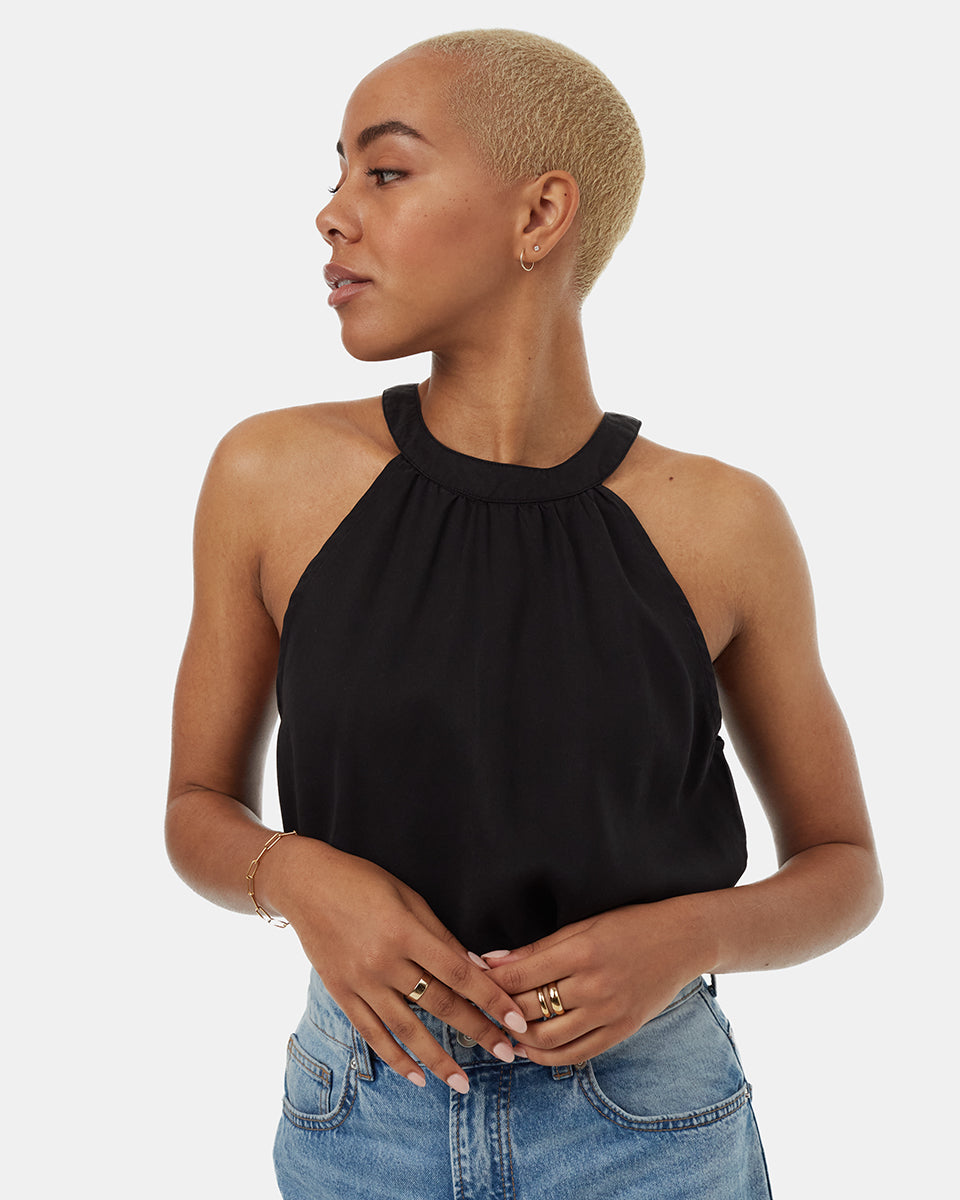 トップス CHIEKO classy tank-top CapezioRacerbackTankTop-