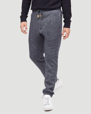Black Men's Organic Cotton Joggers *Model is 6'1", wearing size M