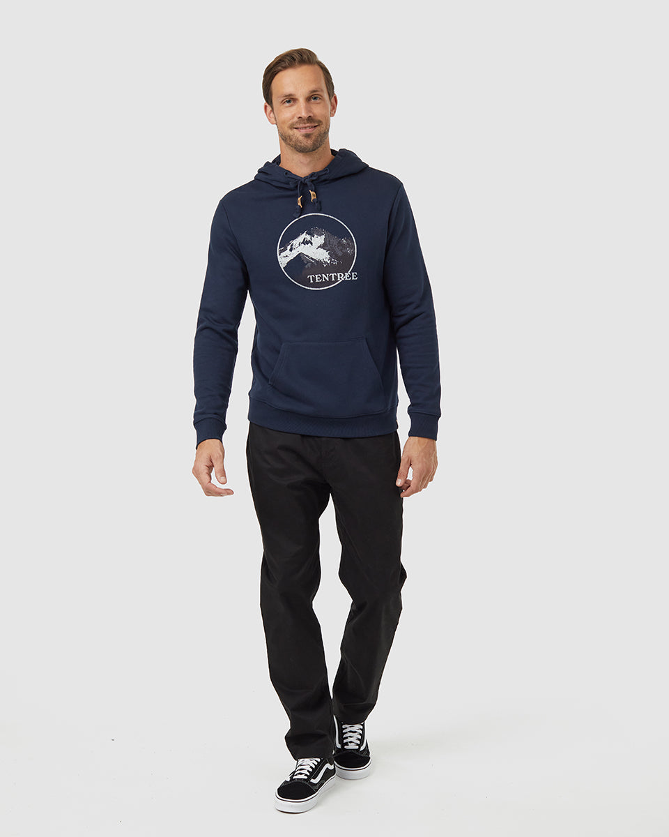 Mens Peaks Portal Hoodie | Recycled Materials
