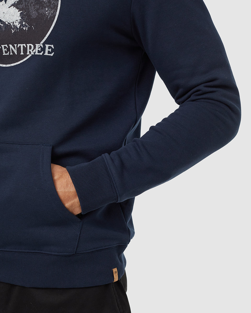 Mens Peaks Portal Hoodie | Recycled Materials