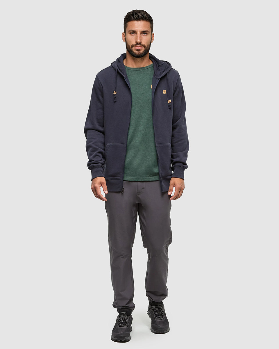 Mens Reynard Zip Hoodie | Recycled Materials
