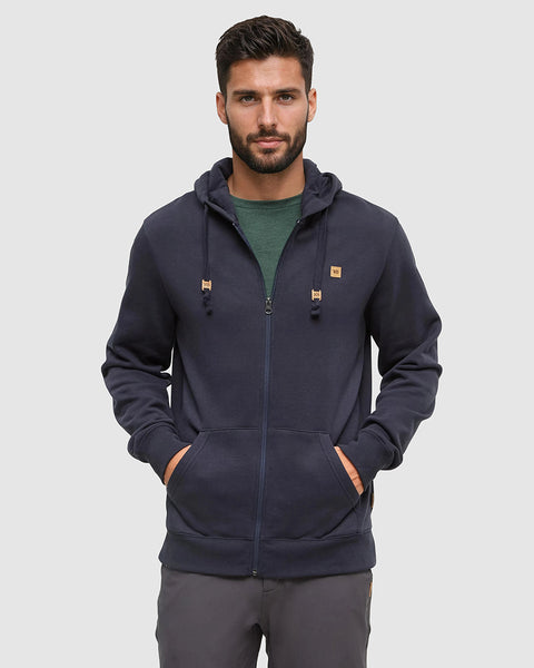 ENFÖLD ZIP-UP JACKET 38 ダークネイビー Blue-Men_s-Cotton-Zip-Up-