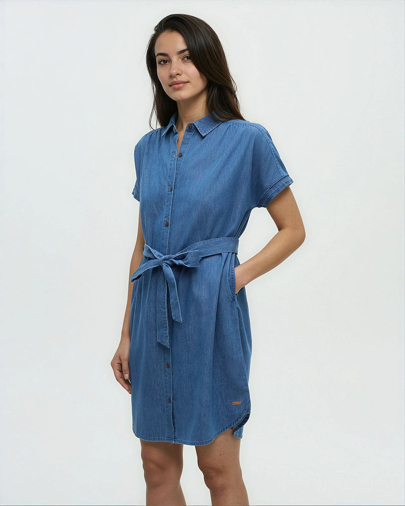 Blue-Organic-Cotton-Denim-Relaxed-Dress