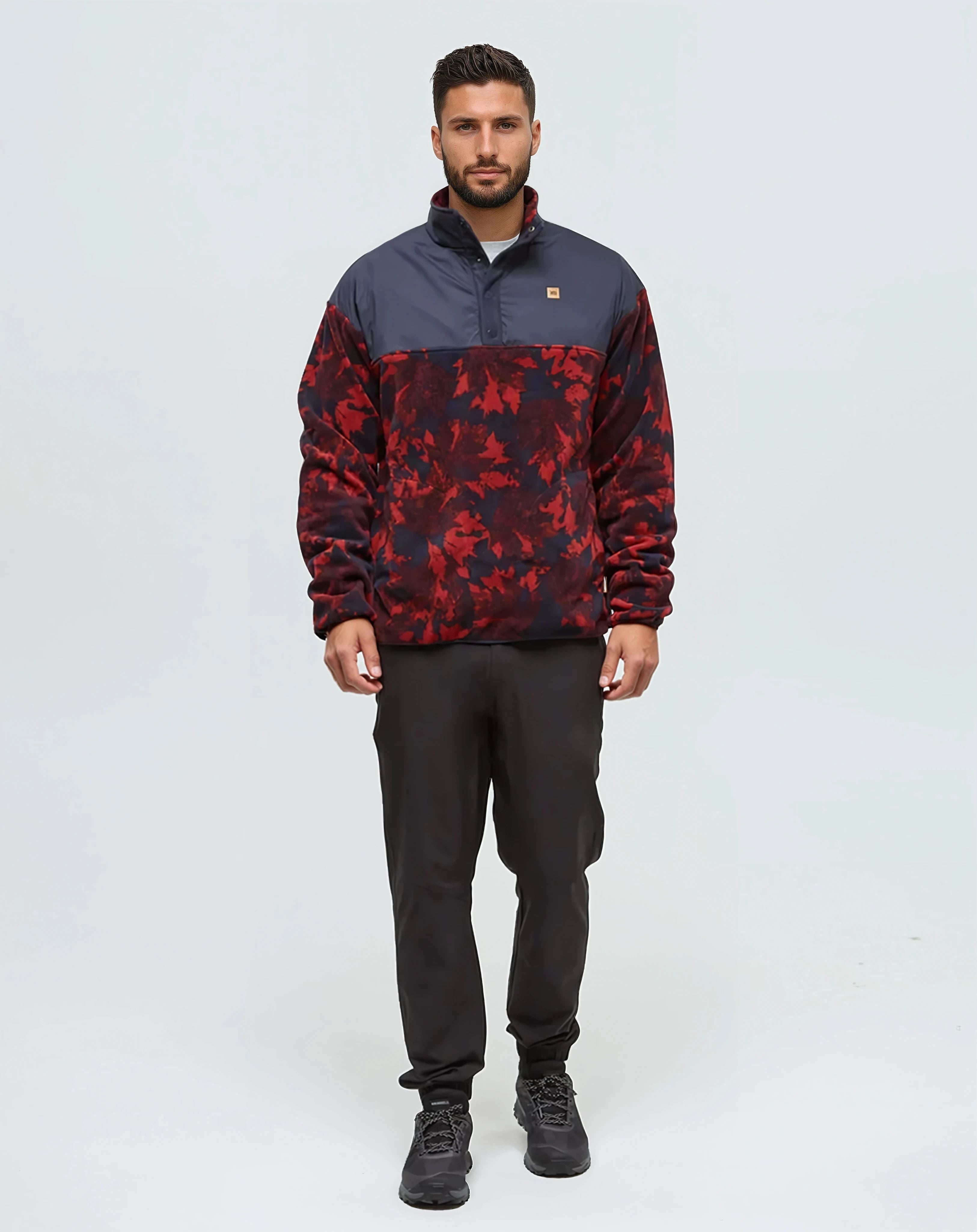 Mens Stave 1/4 Snap | Recycled Polyester