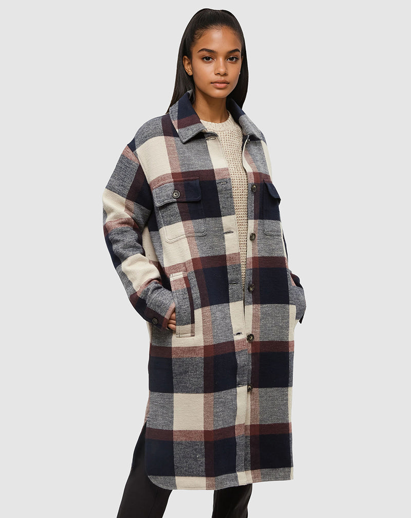 Flannel Jacket Plaid Coat Womens Canada Stedman Women Flannel