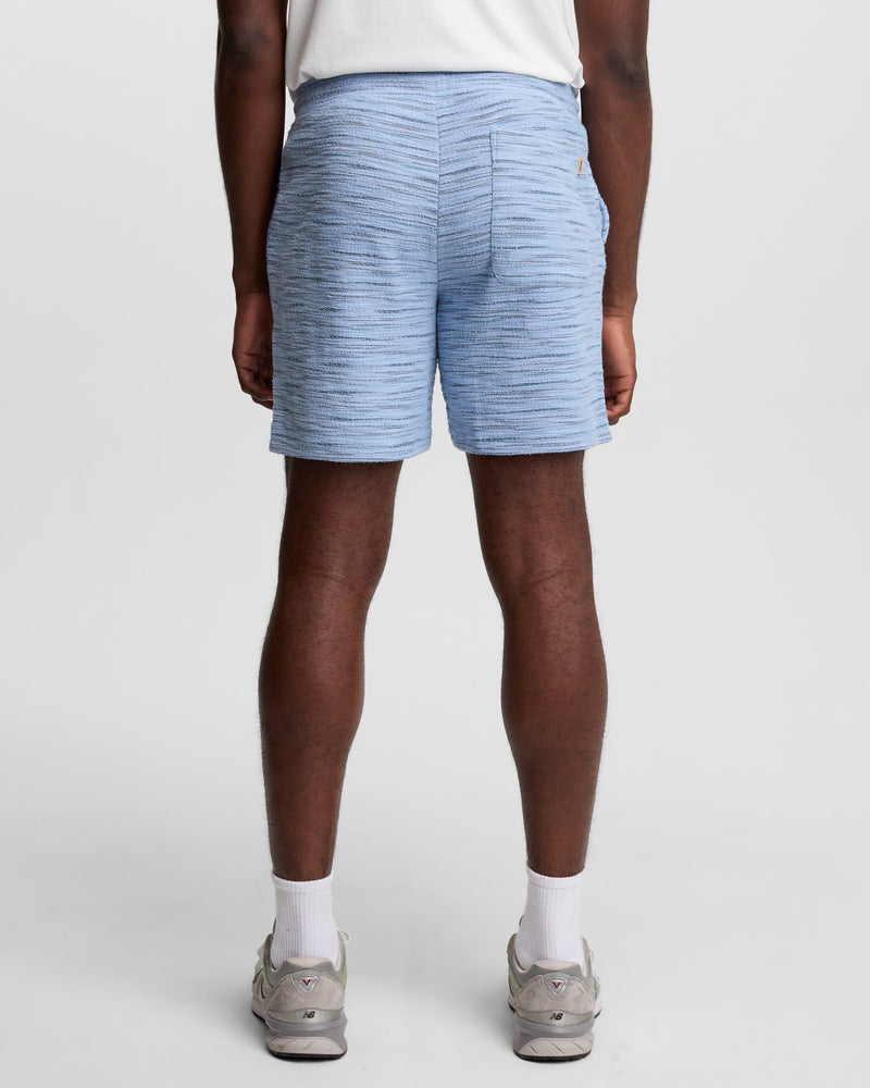 Blue-Slub-Cotton-Drawstring-Short