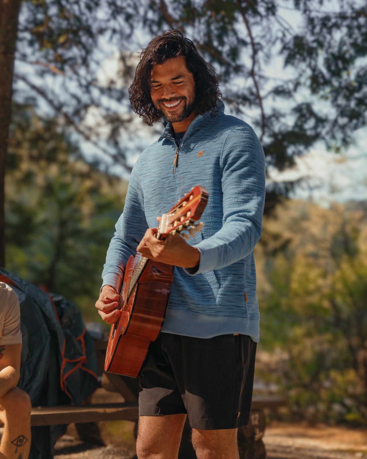 Mens Powell 1/4 Zip | Recycled Materials