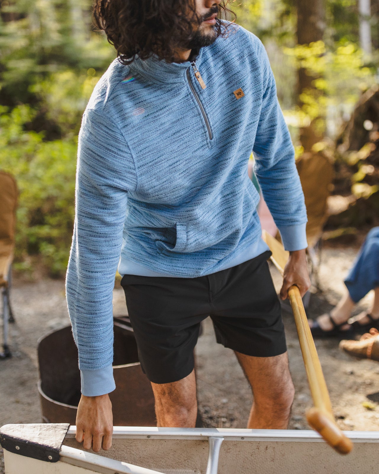 Mens Powell 1/4 Zip | Recycled Materials