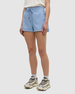 Blue-Stretch-Quick-Dry-Shorts *Model is 5'8", wearing size S
