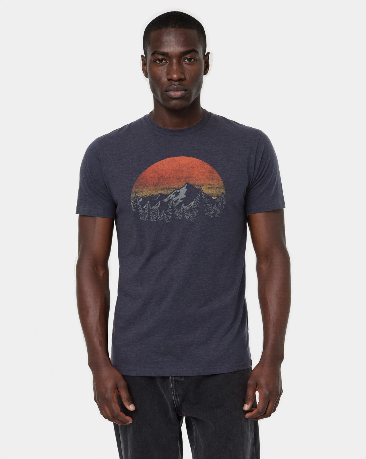 Mens Vintage Sunset T-Shirt | Recycled Materials