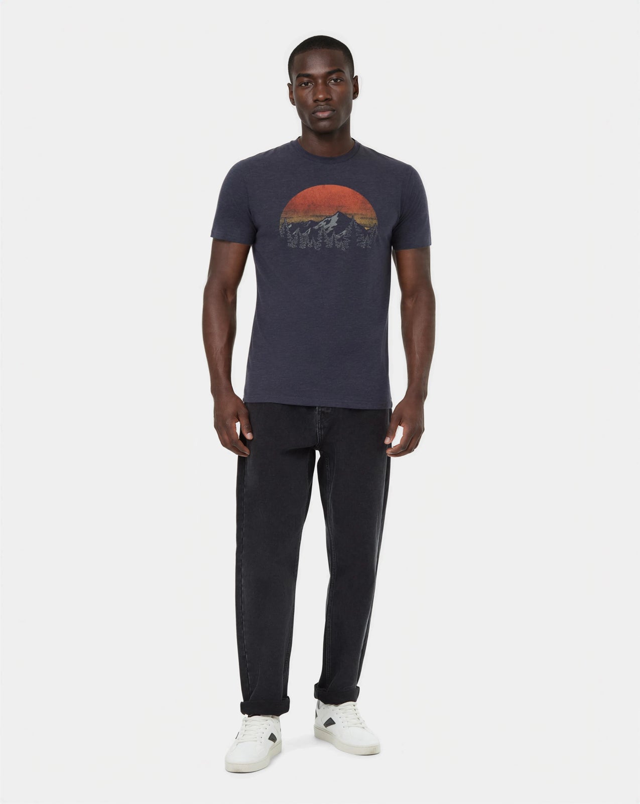 Mens Vintage Sunset T-Shirt | Recycled Materials