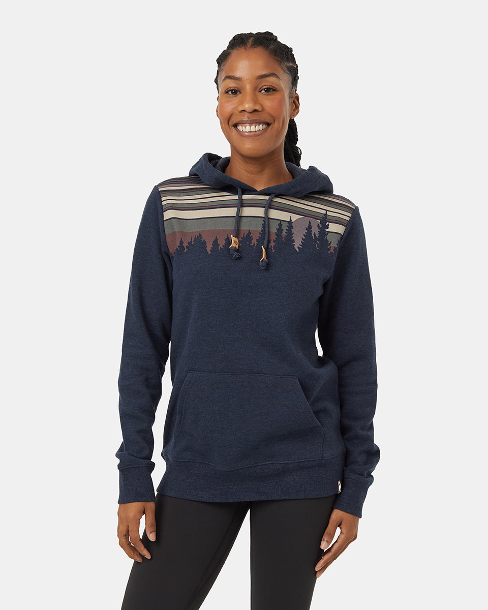 Womens Retro Juniper Hoodie | Recycled Materials
