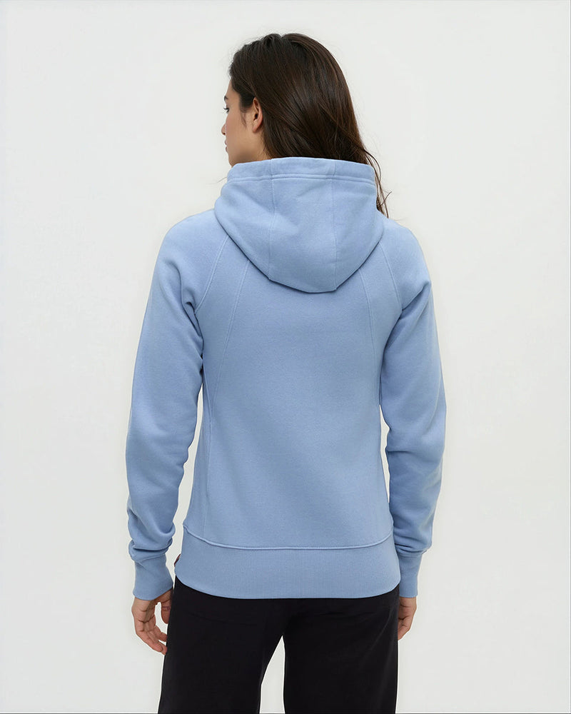 Blue-TreeFleece-Rib-Panel-Raglan-Zip-Hoodie