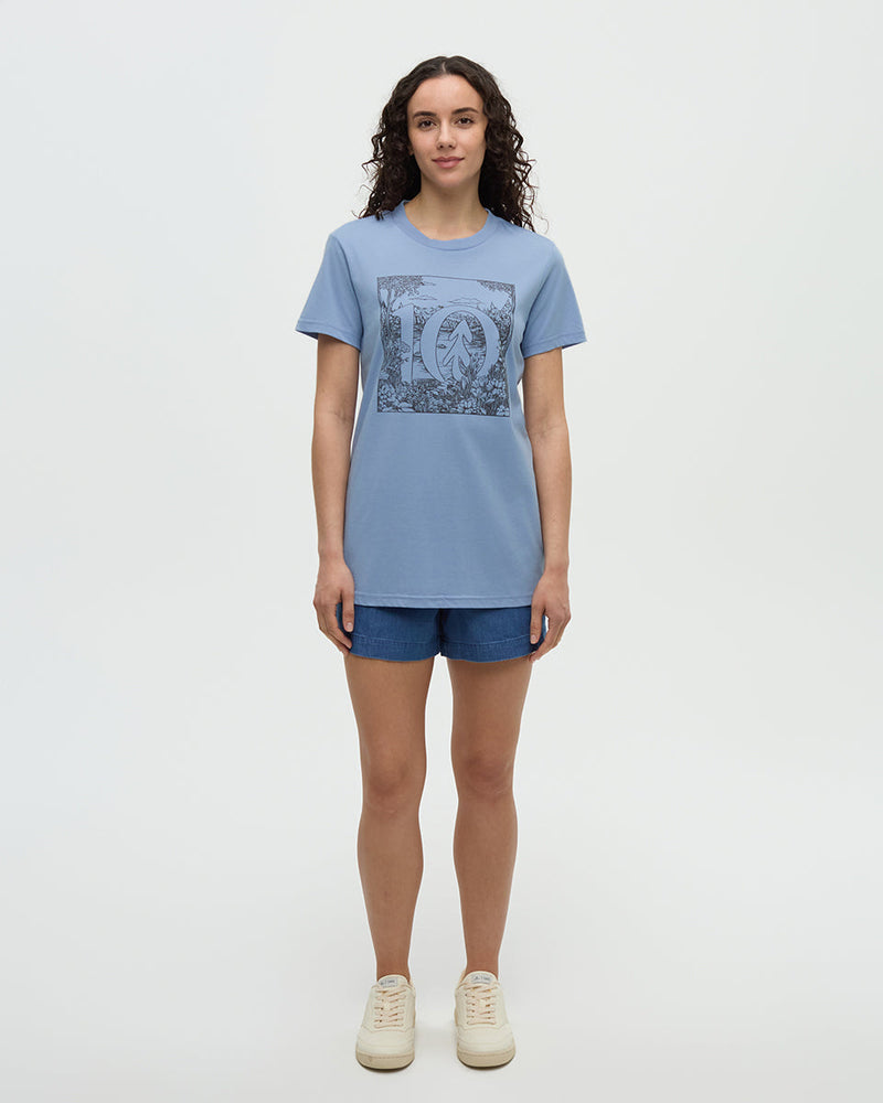 Blue-Treeblend-Graphic-Crew-Neck-T-Shirt