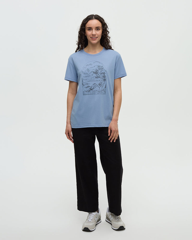 Blue-Treeblend-Regular-Graphic-T-Shirt