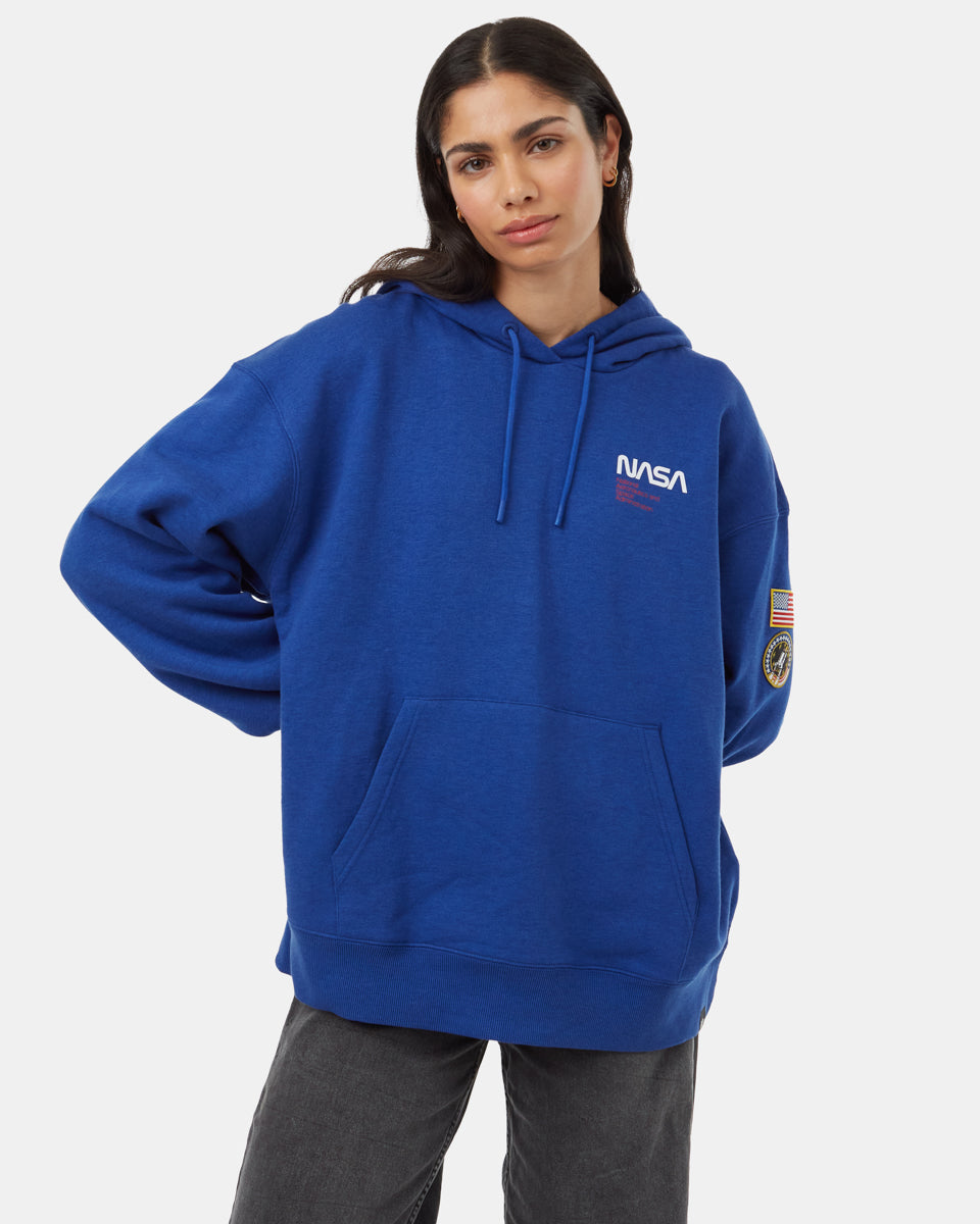 Womens Shuttle Patch Hoodie | Recycled Materials