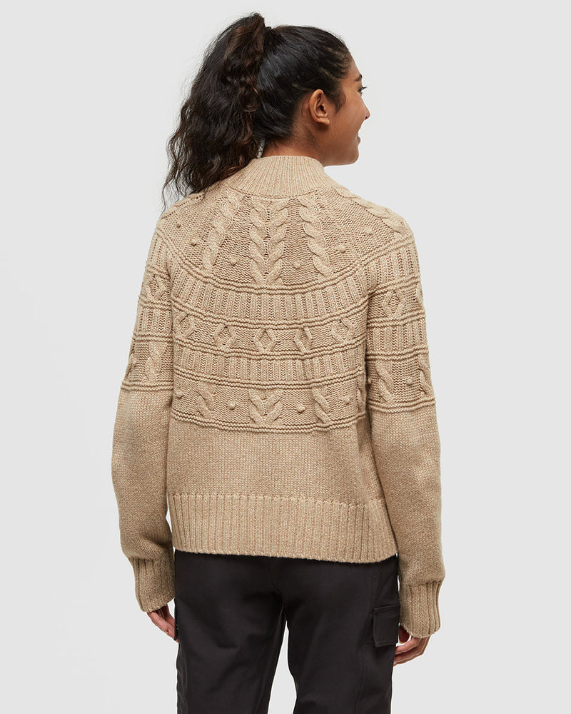 Brown-Eco-Friendly-Mock-Neck-Knit-Sweater