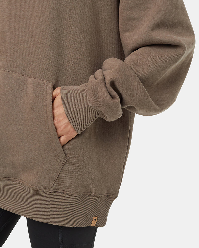 Brown-Printed-Graphic-Oversized-Hoodie