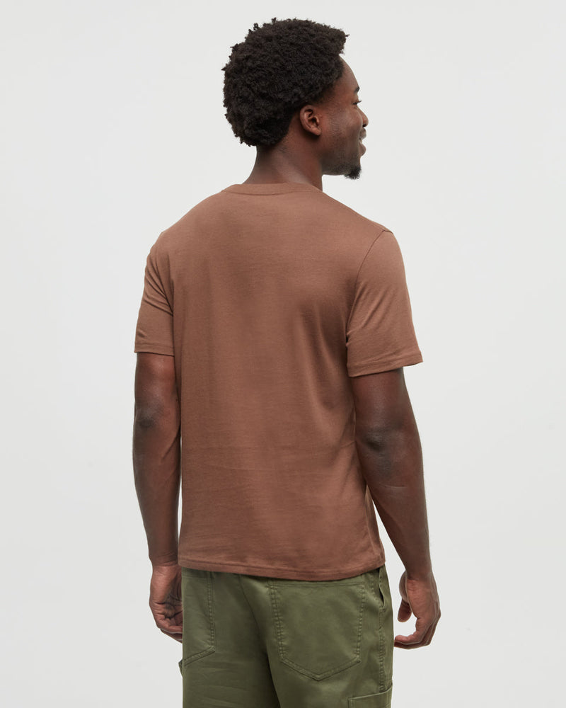 Brown-Printed-Graphic-TreeBlend-T-Shirt