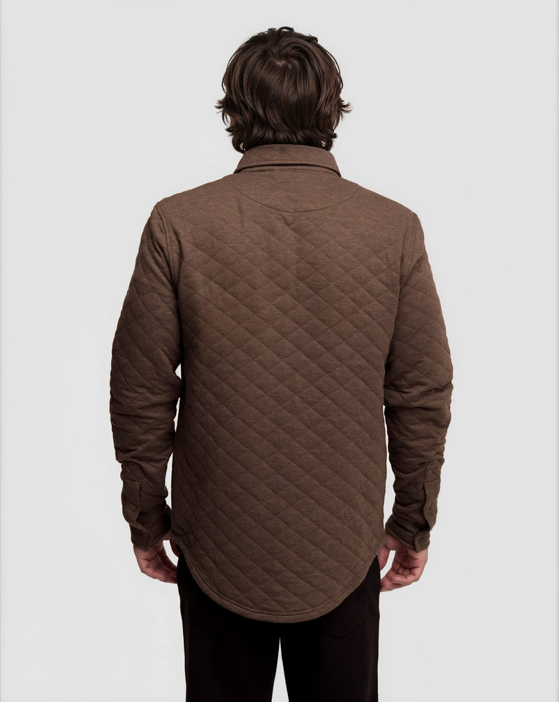 Brown-Quilt-Knit-Regular-Fit-Set-in-Shirt