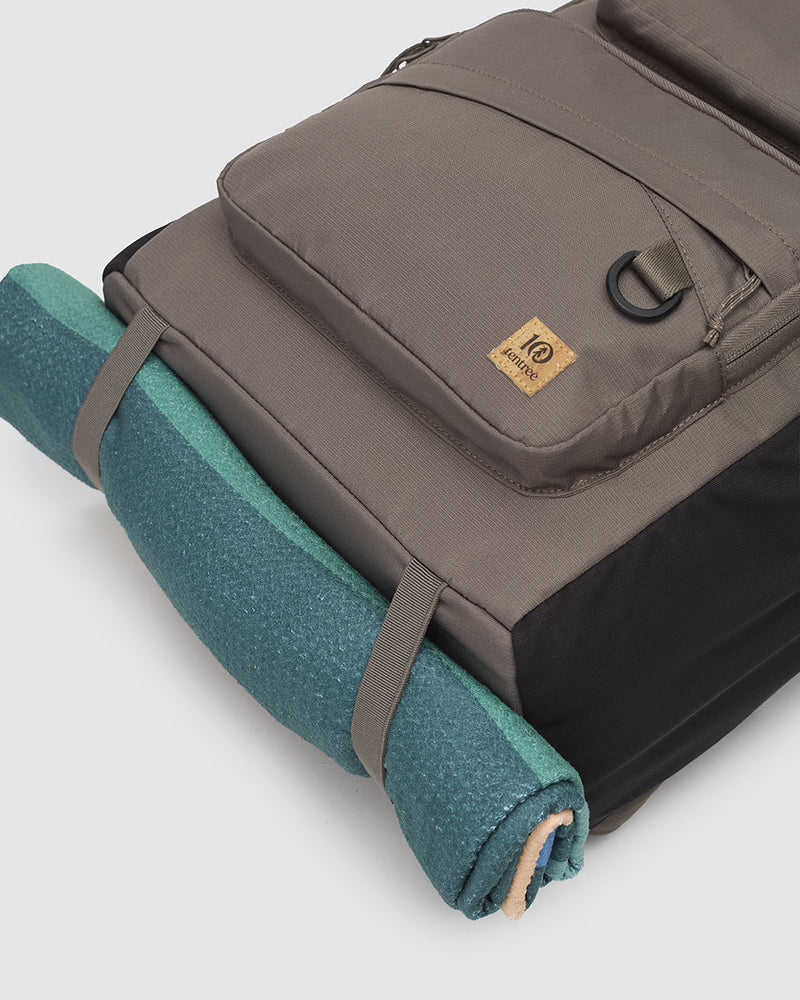 Brown-Recycled-Polyester-Daily-Backpack