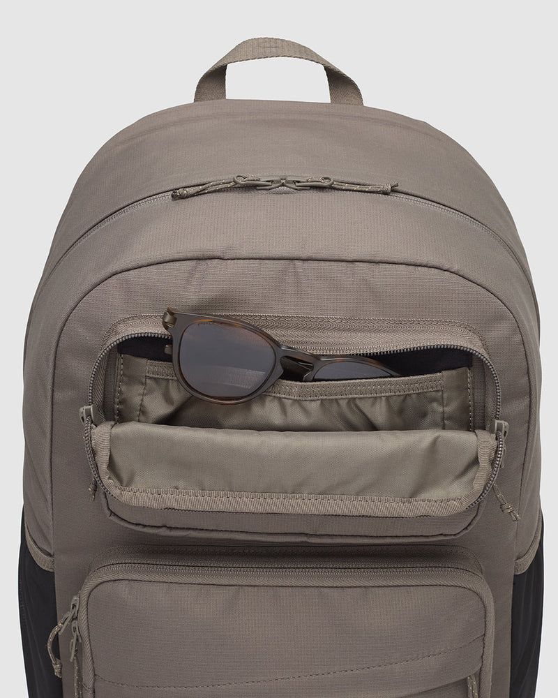 Brown-Recycled-Polyester-Daily-Backpack