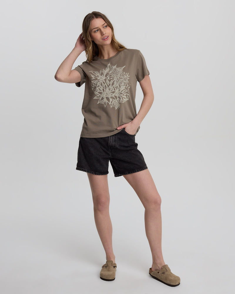 Brown-Relaxed-Graphic-Crew-Neck-T-Shirt