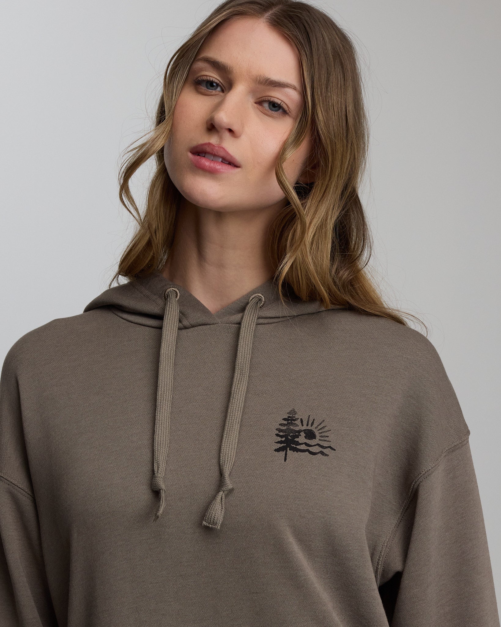 Womens Sunrise Relaxed Hoodie | Recycled Materials