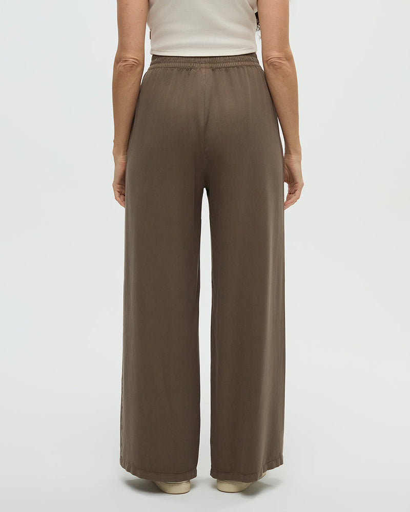 Brown-Tencel-Wide-Leg-Pant
