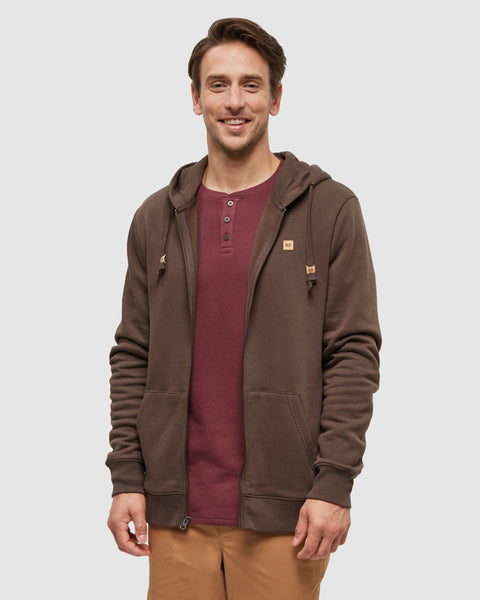 Brown-TreeFleece-Full-Zip-