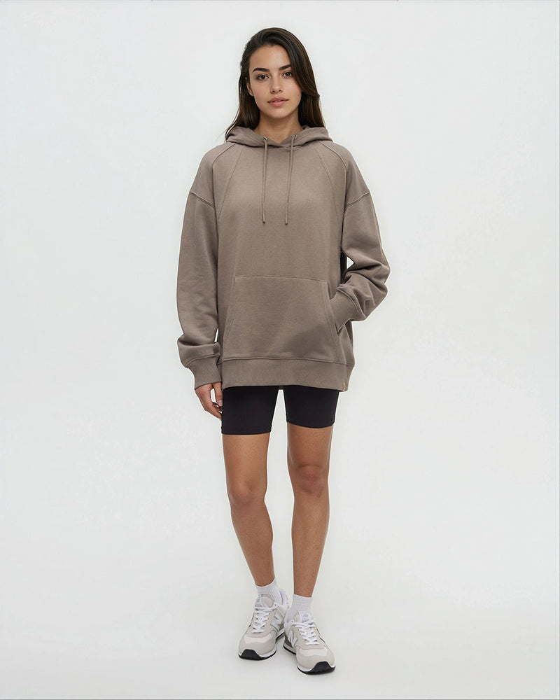 Brown-TreeFleece-Oversized-Hoodie