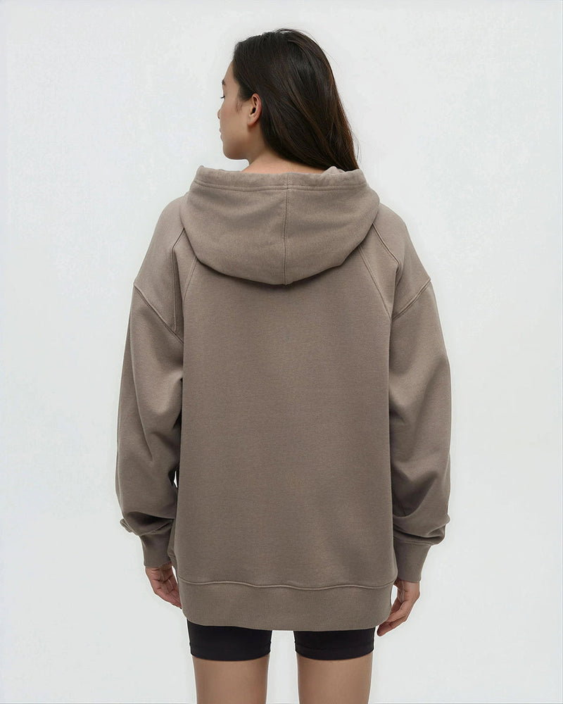 Brown-TreeFleece-Oversized-Hoodie