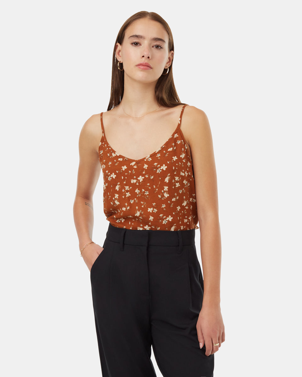 EcoWoven Crepe Cami | Recycled Materials