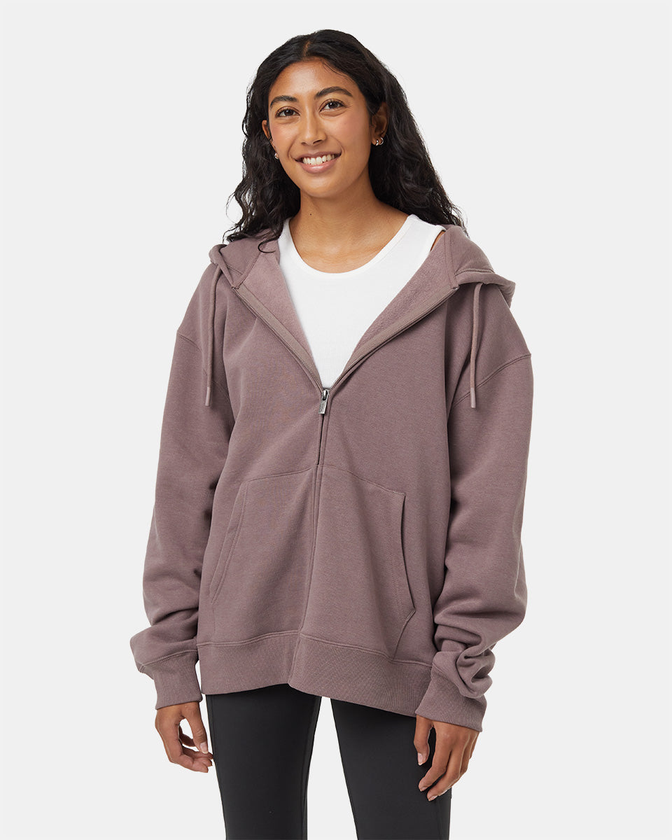Womens TreeFleece Oversized Zip Hoodie | Recycled Materials