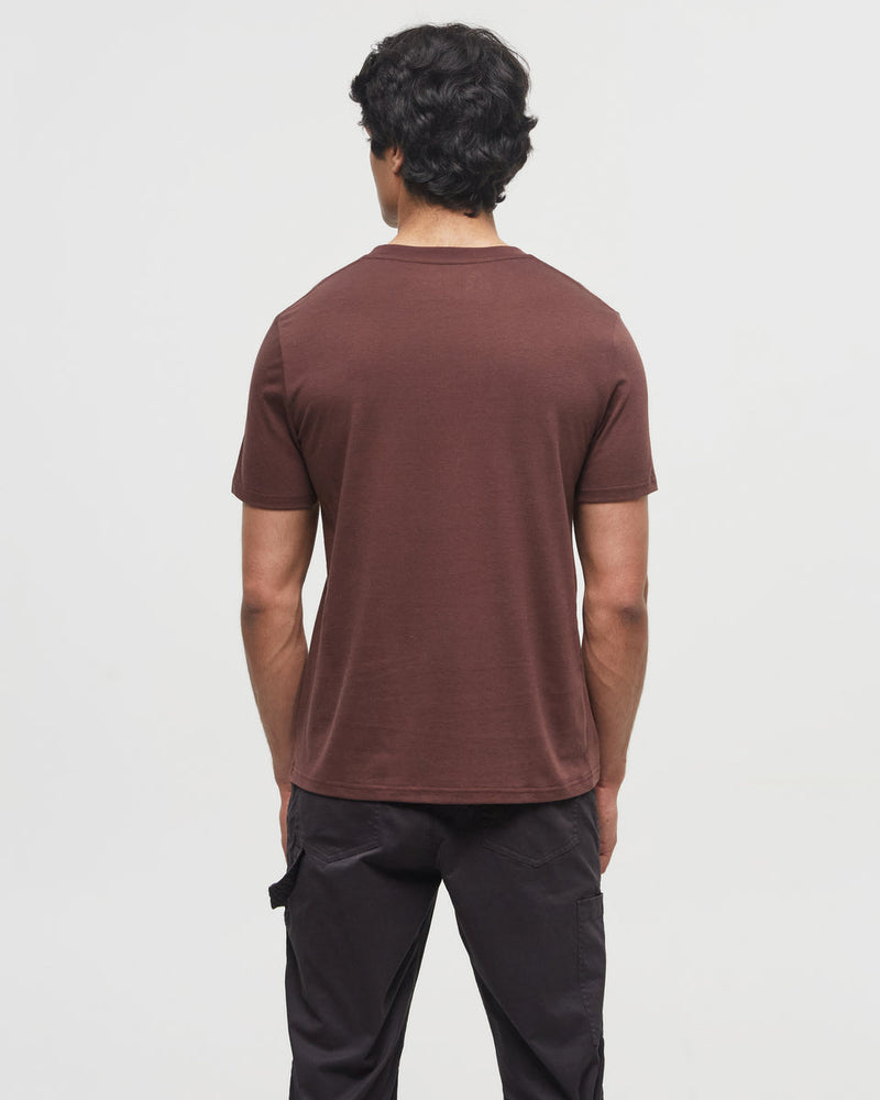 Burgundy-Crew-Neck-Graphic-Shortsleeve-T-Shirt
