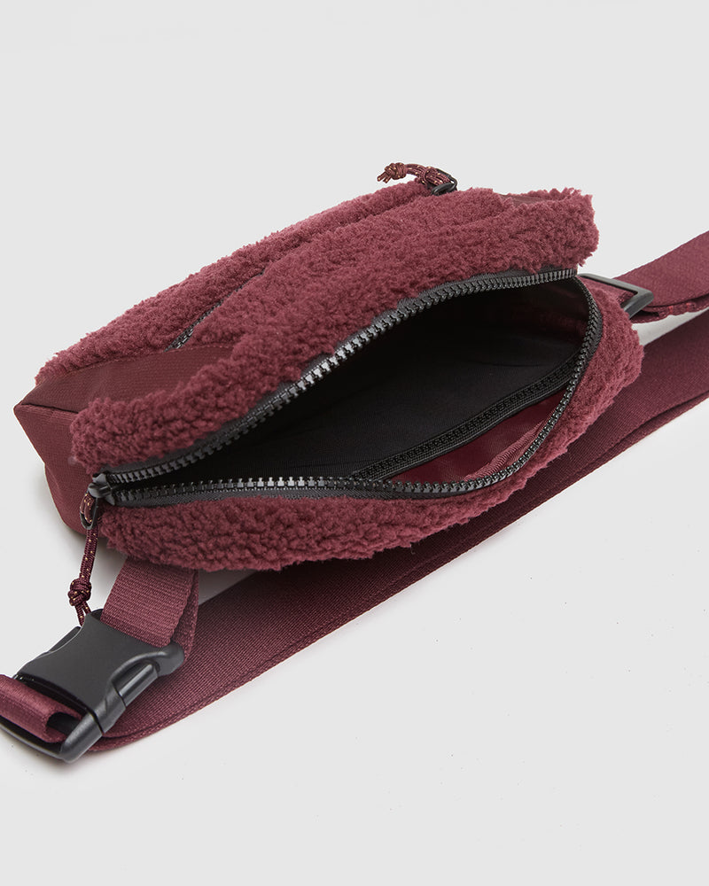 Burgundy-Recycled-Polyester-Hip-Pack