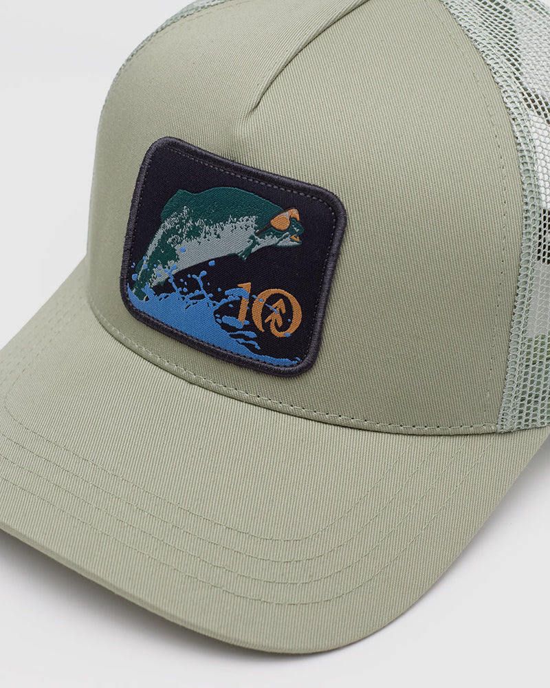Green-5-Panel-High-Profile-Baseball-Cap