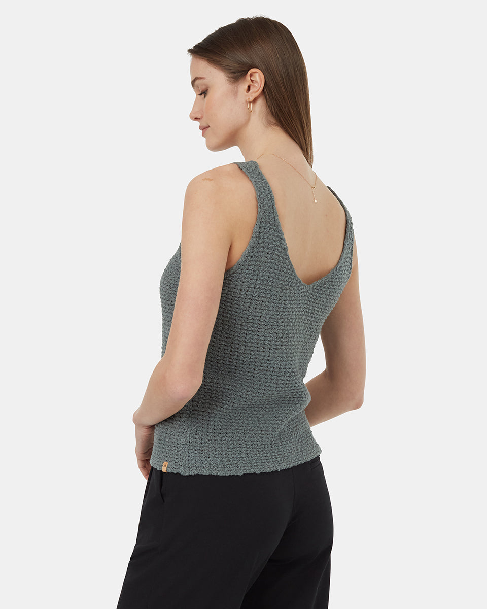 Womens Highline Boucle Sweater Tank | Recycled Materials