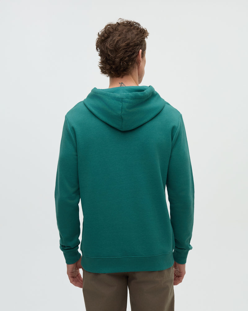 Green-Heather-Fleece-Set-In-Zip-Hoodie