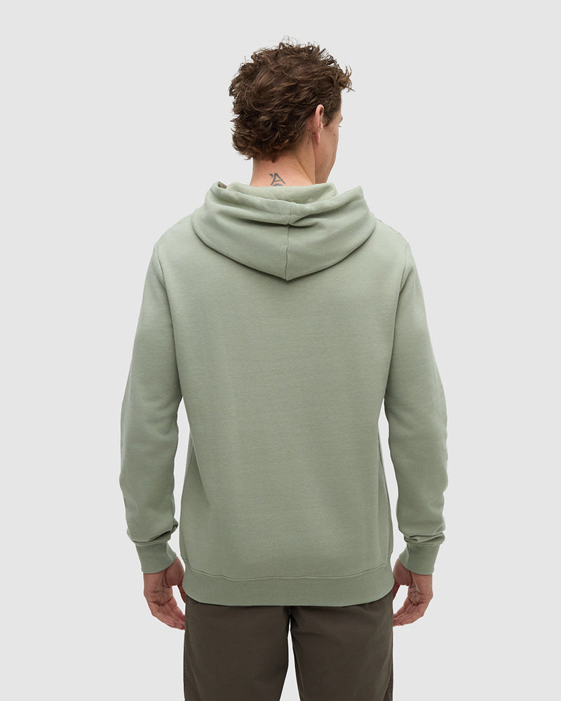 Green-Heather-Fleece-Set-In-Zip-Hoodie