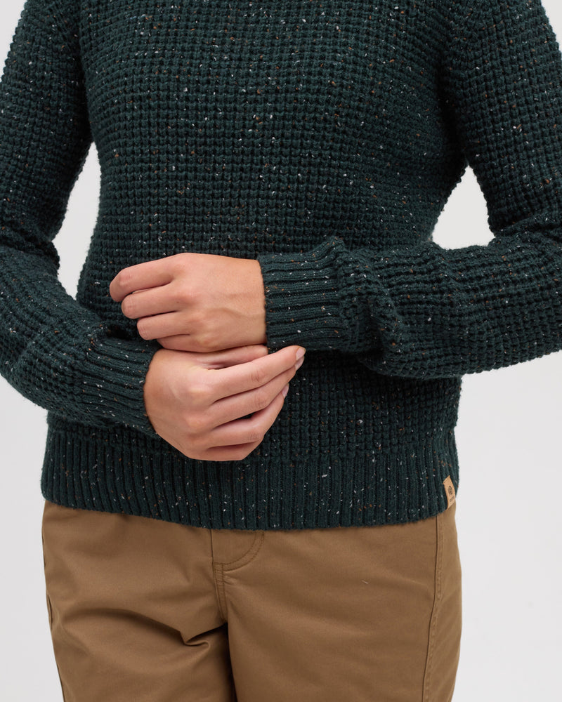 Green-Highline-Nep-Crew-Sweater